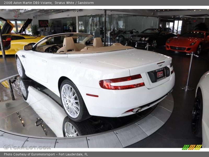 Stratus White / Sandstorm 2008 Aston Martin DB9 Volante