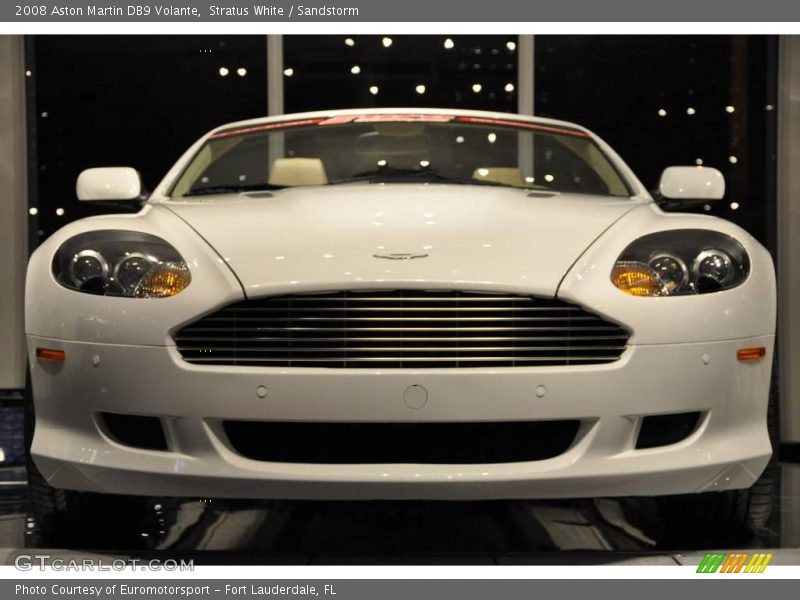 Stratus White / Sandstorm 2008 Aston Martin DB9 Volante