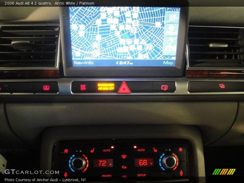Arctic White / Platinum 2006 Audi A8 4.2 quattro