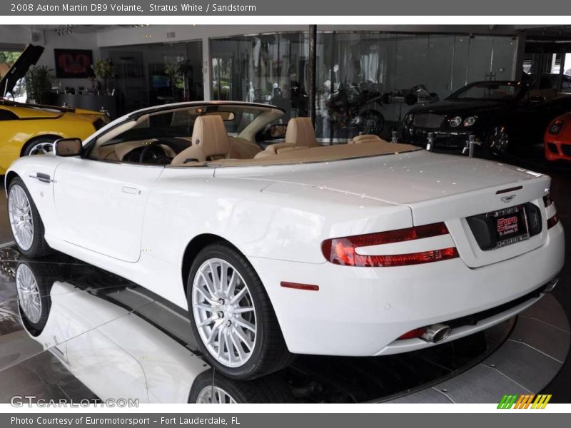 Stratus White / Sandstorm 2008 Aston Martin DB9 Volante