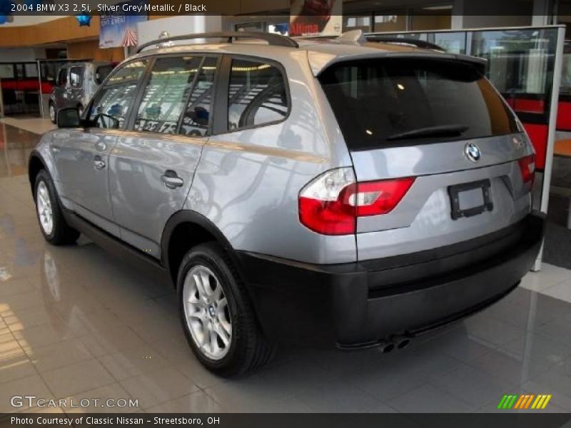 Silver Grey Metallic / Black 2004 BMW X3 2.5i