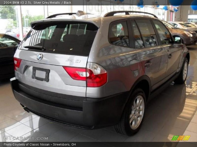 Silver Grey Metallic / Black 2004 BMW X3 2.5i