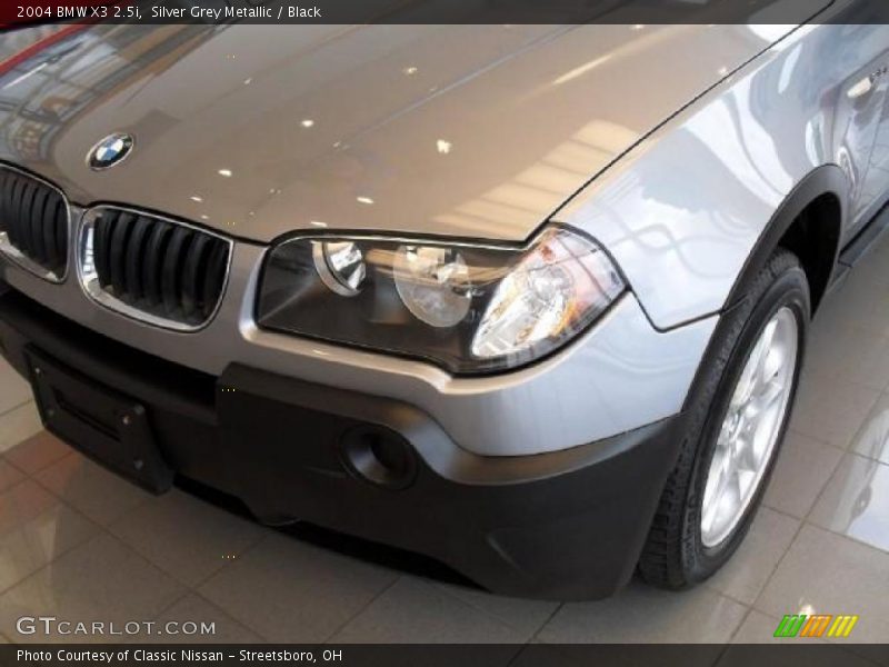 Silver Grey Metallic / Black 2004 BMW X3 2.5i