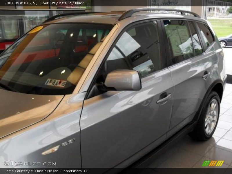 Silver Grey Metallic / Black 2004 BMW X3 2.5i