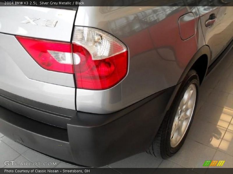Silver Grey Metallic / Black 2004 BMW X3 2.5i