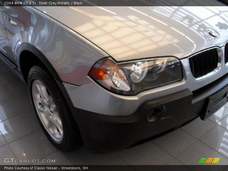 Silver Grey Metallic / Black 2004 BMW X3 2.5i