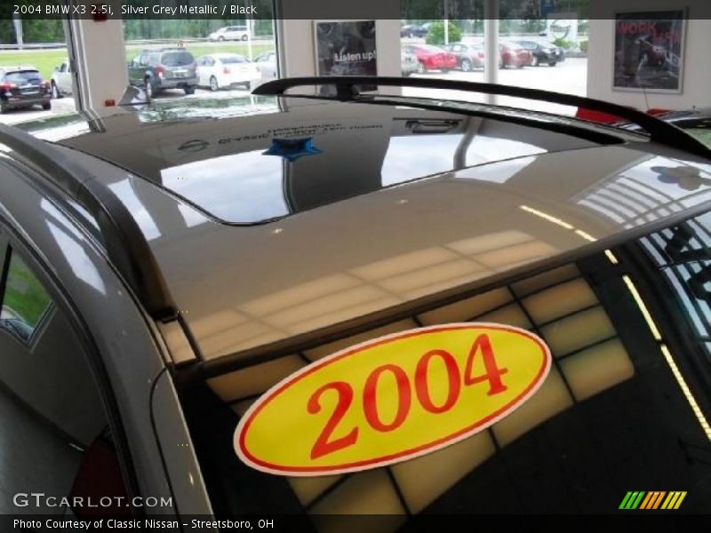 Silver Grey Metallic / Black 2004 BMW X3 2.5i