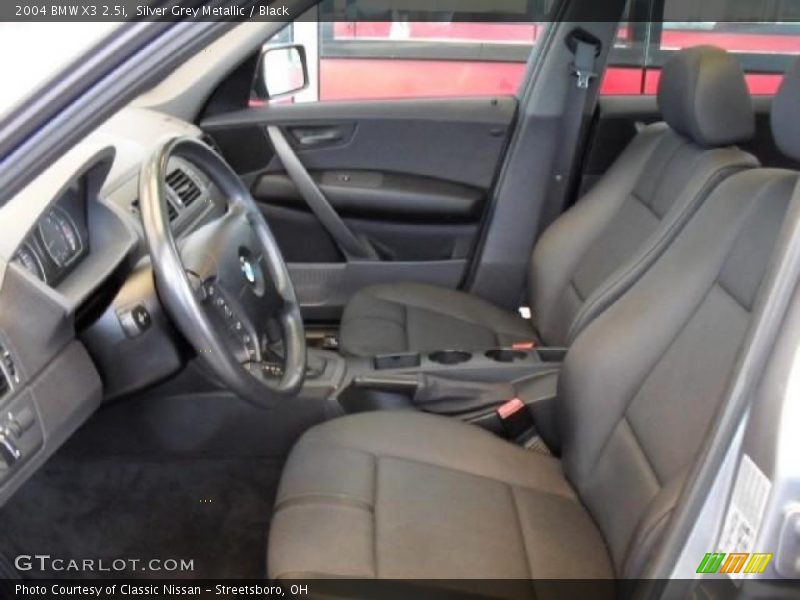 Silver Grey Metallic / Black 2004 BMW X3 2.5i