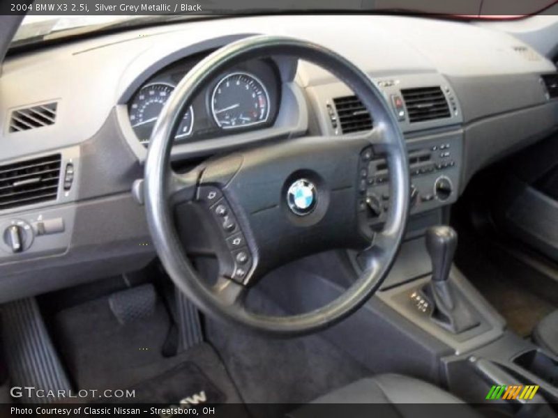 Silver Grey Metallic / Black 2004 BMW X3 2.5i
