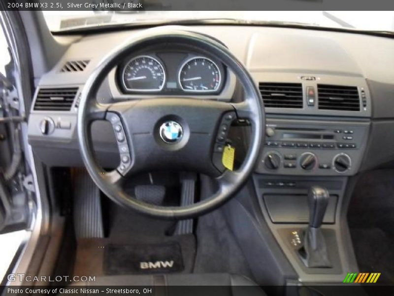 Silver Grey Metallic / Black 2004 BMW X3 2.5i