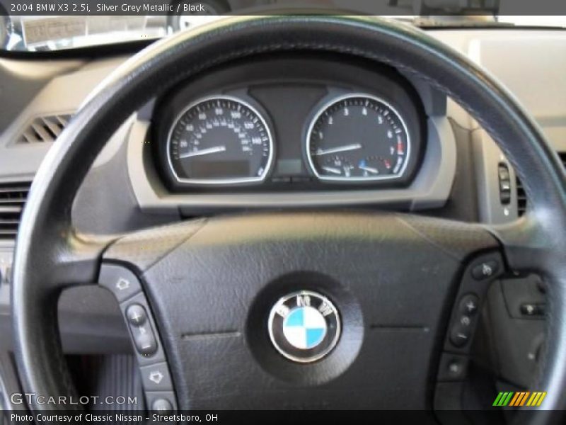 Silver Grey Metallic / Black 2004 BMW X3 2.5i