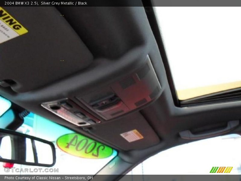Silver Grey Metallic / Black 2004 BMW X3 2.5i
