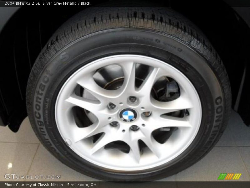 Silver Grey Metallic / Black 2004 BMW X3 2.5i