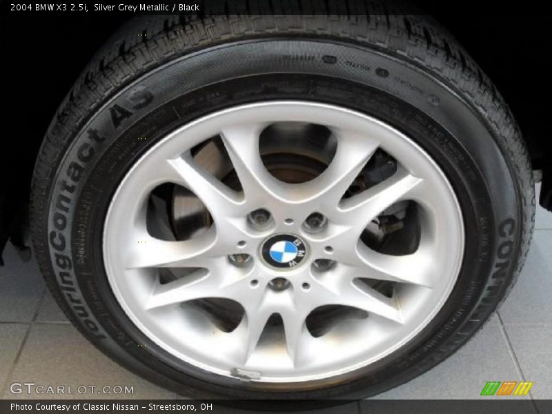 Silver Grey Metallic / Black 2004 BMW X3 2.5i