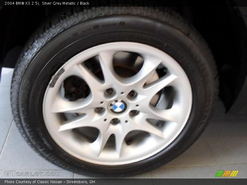 Silver Grey Metallic / Black 2004 BMW X3 2.5i