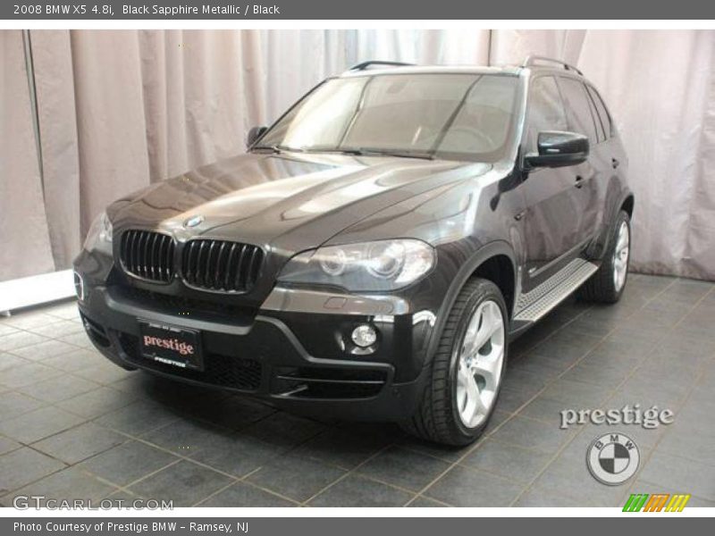 Black Sapphire Metallic / Black 2008 BMW X5 4.8i
