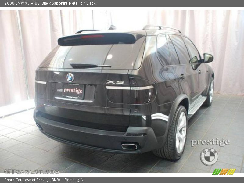 Black Sapphire Metallic / Black 2008 BMW X5 4.8i