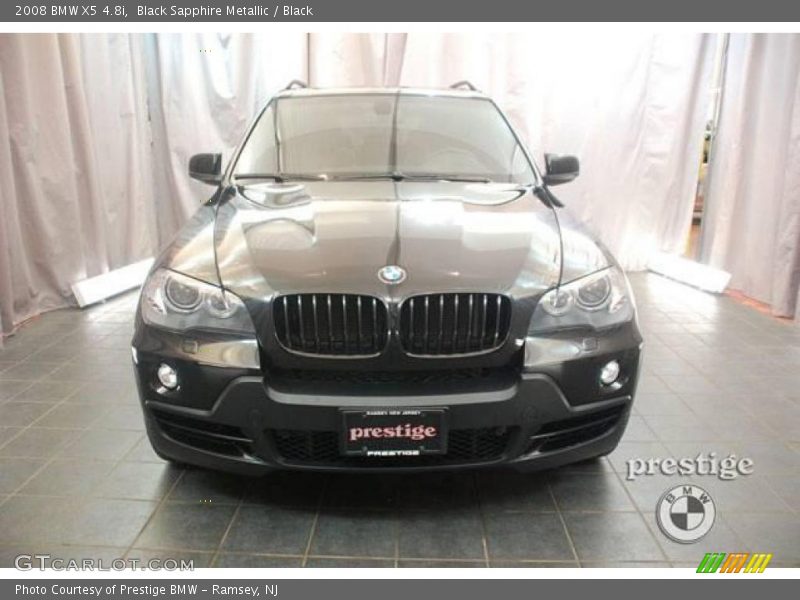 Black Sapphire Metallic / Black 2008 BMW X5 4.8i