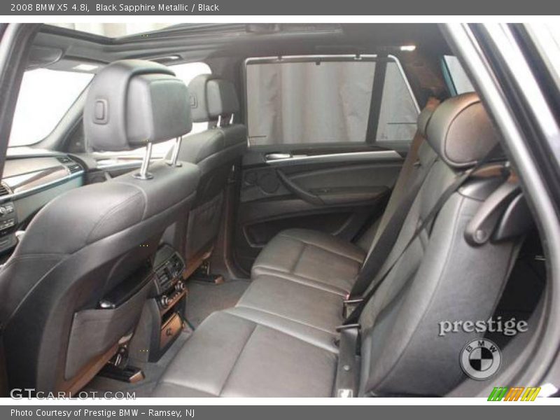 Black Sapphire Metallic / Black 2008 BMW X5 4.8i