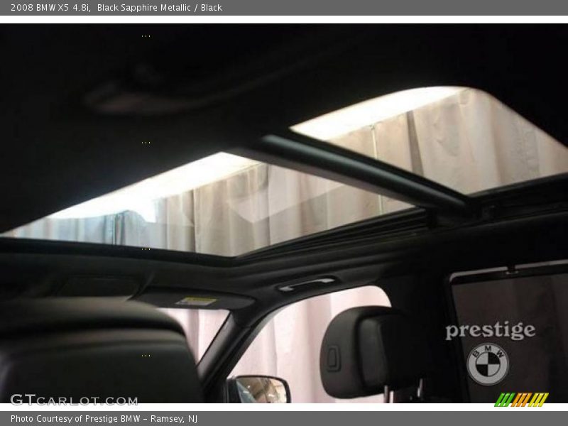 Black Sapphire Metallic / Black 2008 BMW X5 4.8i