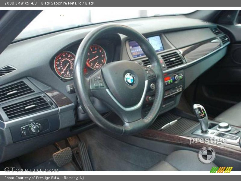 Black Sapphire Metallic / Black 2008 BMW X5 4.8i