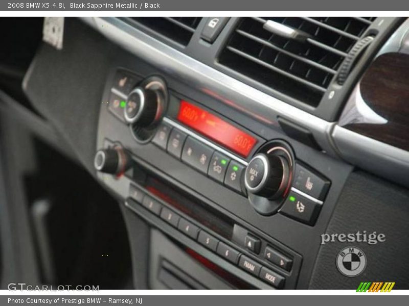 Black Sapphire Metallic / Black 2008 BMW X5 4.8i