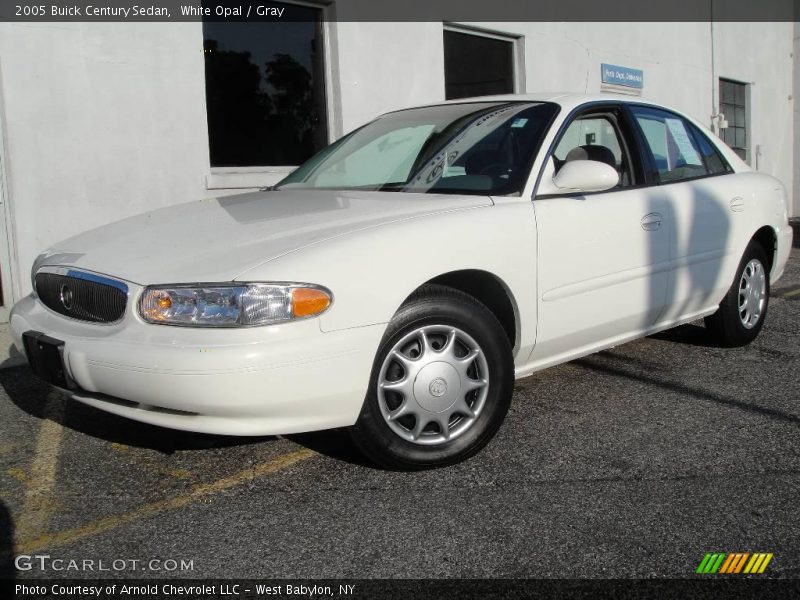 White Opal / Gray 2005 Buick Century Sedan