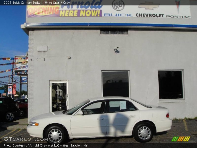 White Opal / Gray 2005 Buick Century Sedan