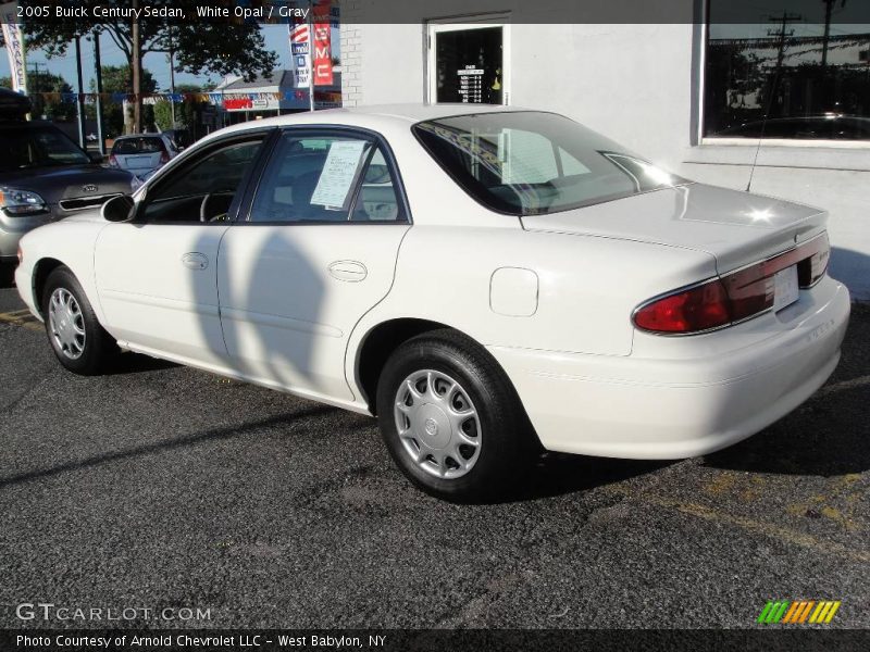 White Opal / Gray 2005 Buick Century Sedan