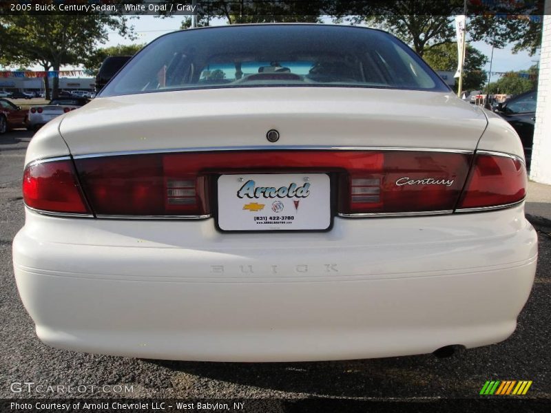 White Opal / Gray 2005 Buick Century Sedan