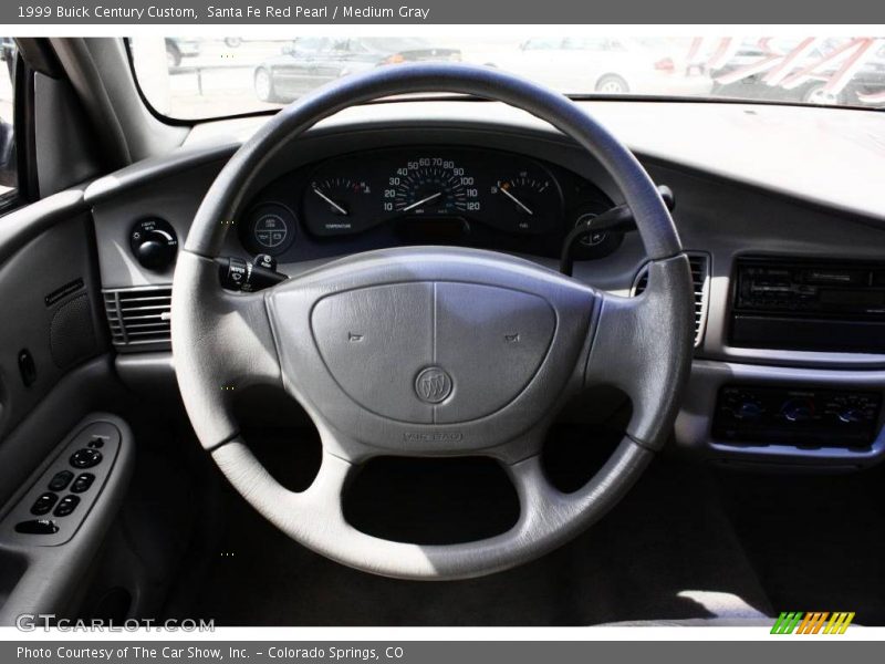 Santa Fe Red Pearl / Medium Gray 1999 Buick Century Custom