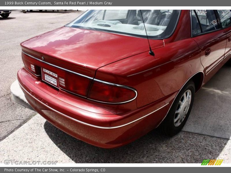 Santa Fe Red Pearl / Medium Gray 1999 Buick Century Custom