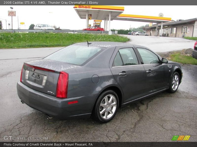 Thunder Gray ChromaFlair / Ebony 2008 Cadillac STS 4 V6 AWD