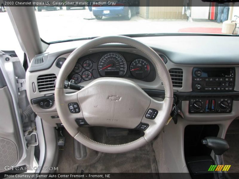 Galaxy Silver Metallic / Medium Gray 2003 Chevrolet Impala LS