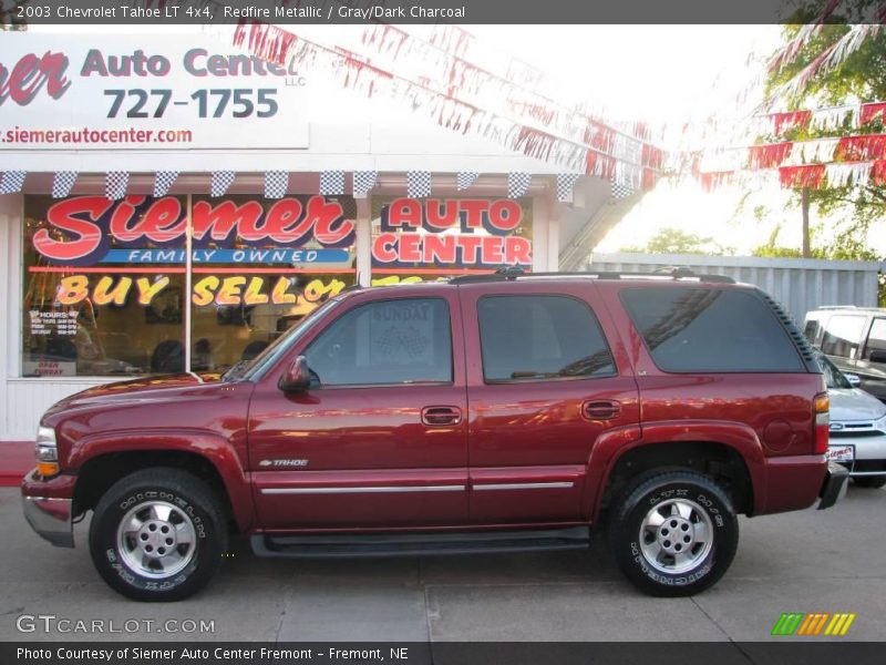 Redfire Metallic / Gray/Dark Charcoal 2003 Chevrolet Tahoe LT 4x4