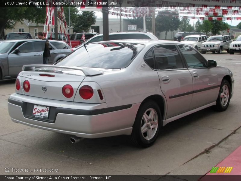 Galaxy Silver Metallic / Medium Gray 2003 Chevrolet Impala LS
