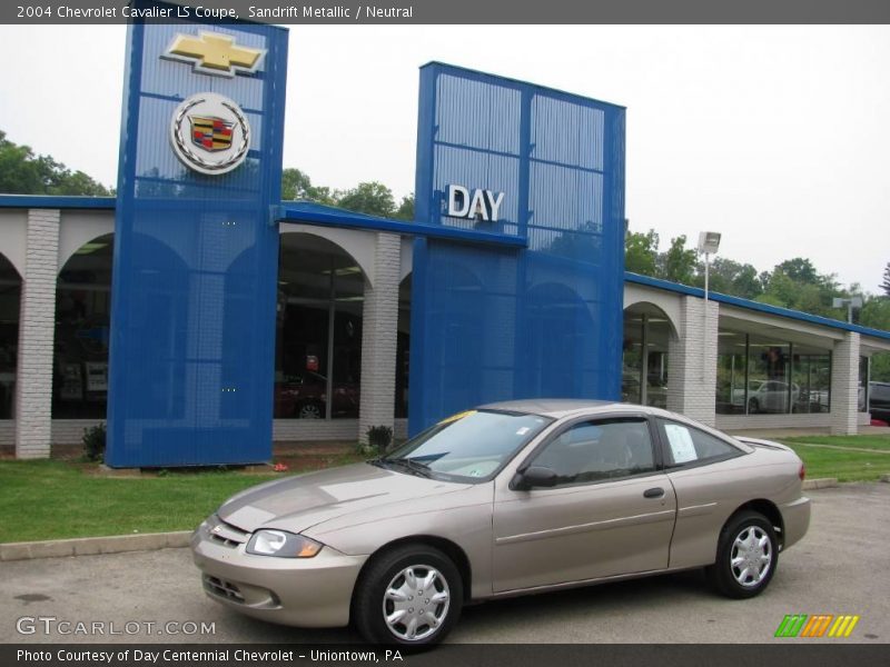 Sandrift Metallic / Neutral 2004 Chevrolet Cavalier LS Coupe