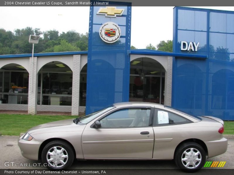 Sandrift Metallic / Neutral 2004 Chevrolet Cavalier LS Coupe