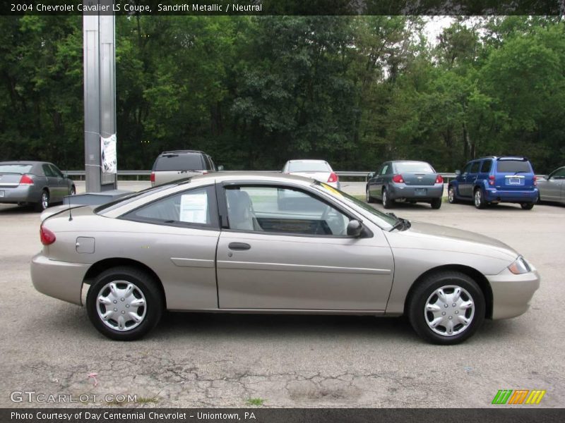 Sandrift Metallic / Neutral 2004 Chevrolet Cavalier LS Coupe