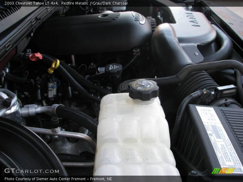 Redfire Metallic / Gray/Dark Charcoal 2003 Chevrolet Tahoe LT 4x4