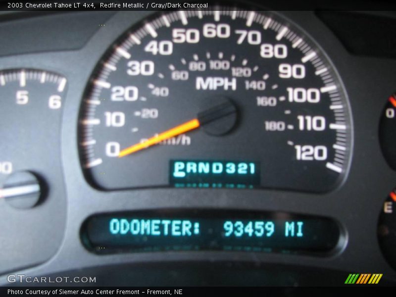 Redfire Metallic / Gray/Dark Charcoal 2003 Chevrolet Tahoe LT 4x4