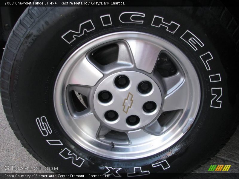 Redfire Metallic / Gray/Dark Charcoal 2003 Chevrolet Tahoe LT 4x4