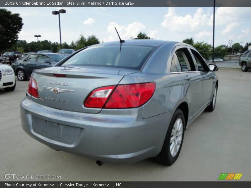 Steel Silver Metallic / Dark Slate Gray 2009 Chrysler Sebring LX Sedan