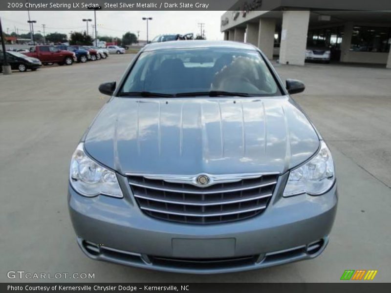 Steel Silver Metallic / Dark Slate Gray 2009 Chrysler Sebring LX Sedan