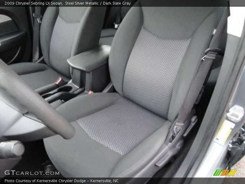Steel Silver Metallic / Dark Slate Gray 2009 Chrysler Sebring LX Sedan
