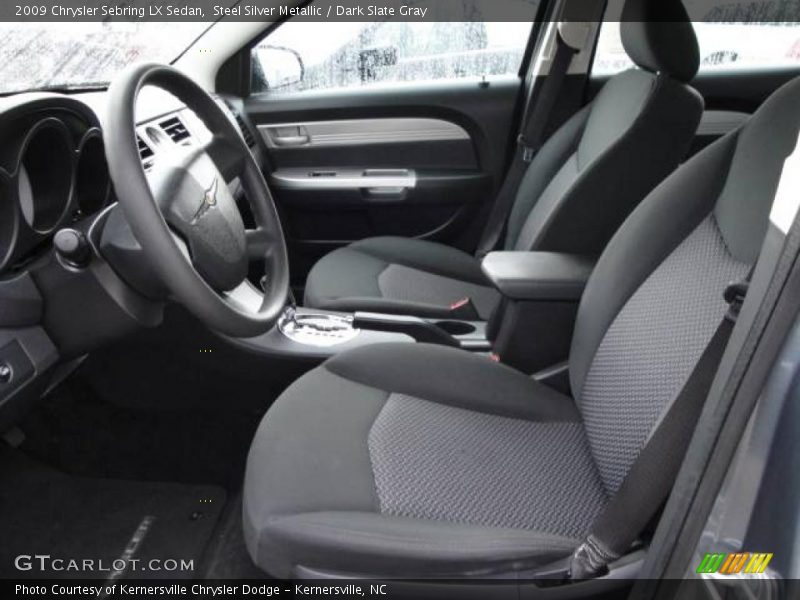 Steel Silver Metallic / Dark Slate Gray 2009 Chrysler Sebring LX Sedan