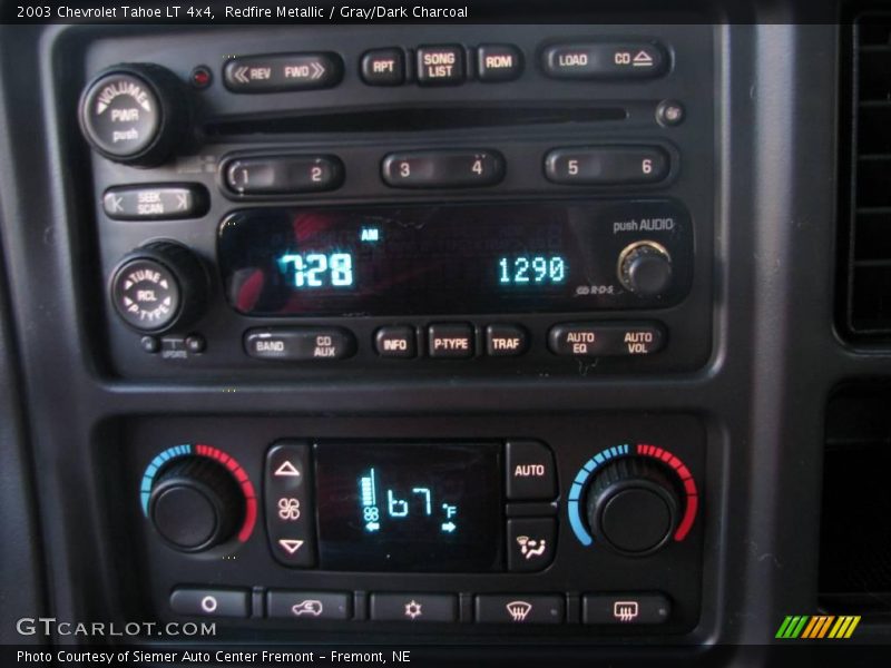 Redfire Metallic / Gray/Dark Charcoal 2003 Chevrolet Tahoe LT 4x4