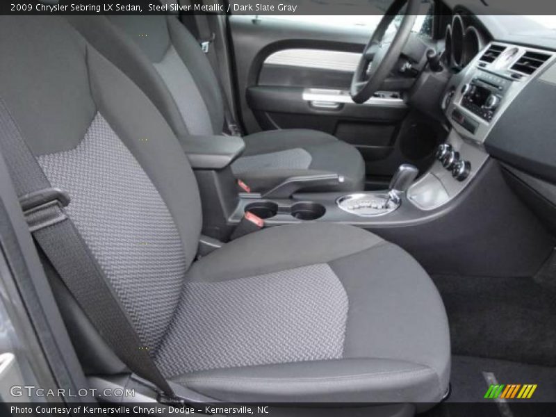 Steel Silver Metallic / Dark Slate Gray 2009 Chrysler Sebring LX Sedan