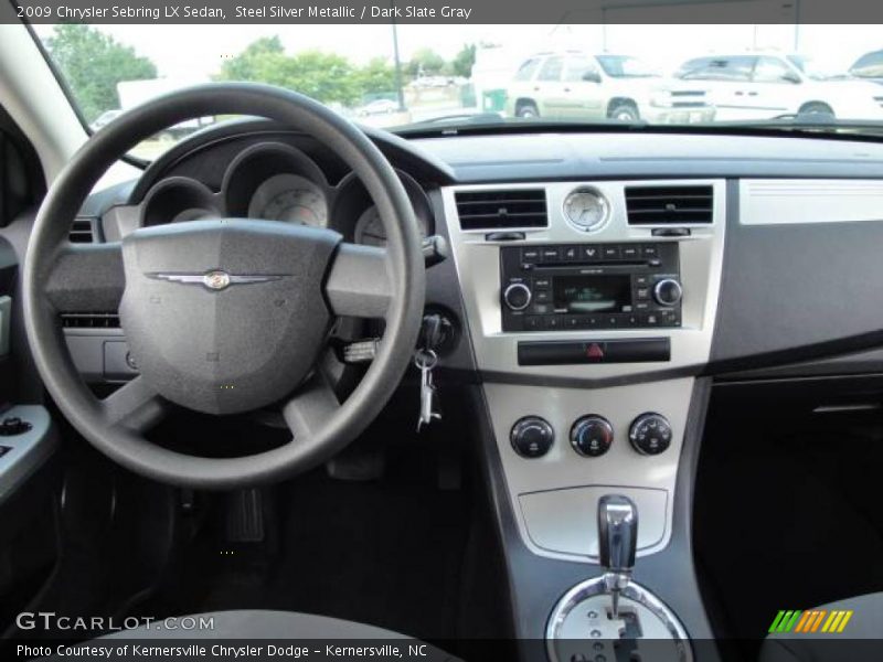 Steel Silver Metallic / Dark Slate Gray 2009 Chrysler Sebring LX Sedan
