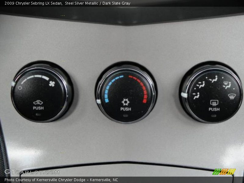 Steel Silver Metallic / Dark Slate Gray 2009 Chrysler Sebring LX Sedan